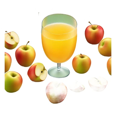 apple juice sticker