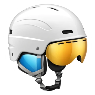 ski helmet without goggles sticker