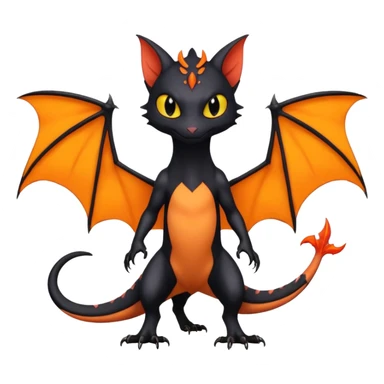 Salandit-Noibat-Litten-Hybrid (Full body) sticker
