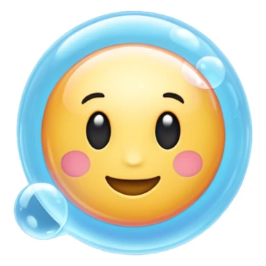 bubble that spells HI sticker