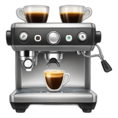 Espresso machine sticker