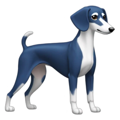 daihatsu atrai dark blue color and white saluki sticker