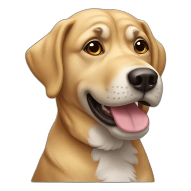 Chien qui fait caca sticker