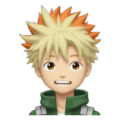 Bakugo my hero academia neutral sticker