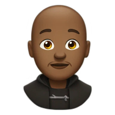 luther as monk sticker