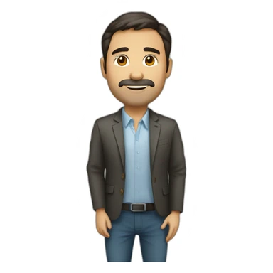 community manager rubio de 40 años sticker