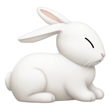 Slepping miffy sticker