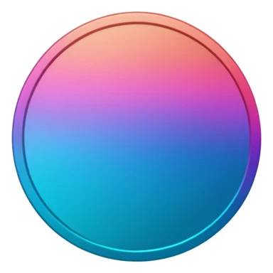 
coin color in in gradient of turquoise, blue, pink, purple, and coral
Rotate coin 125 degree   sticker