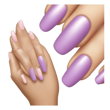 Paint your nails with nail polish sticker