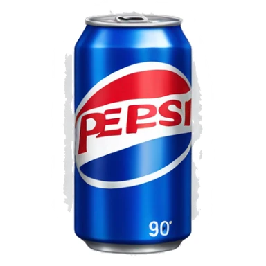 Diet Pepsi can sticker