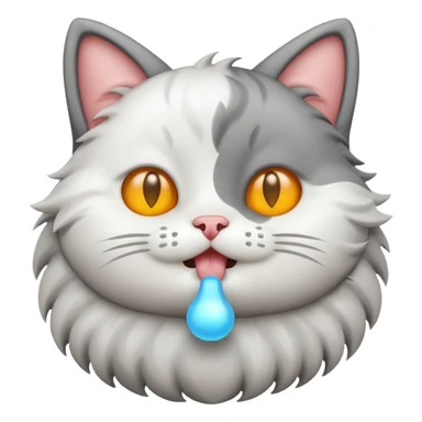 A cat farting  sticker