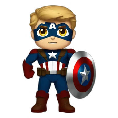 capitan america fullbody sticker