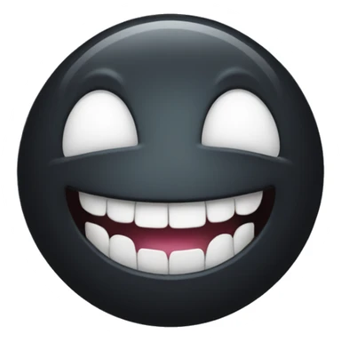 Toothless smiley face  sticker