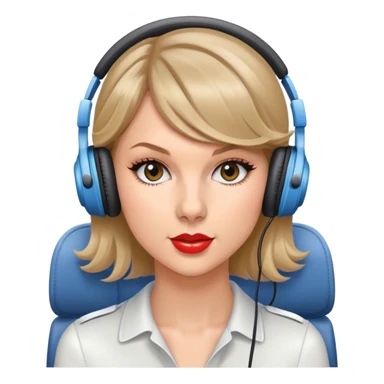 Tylor Swift rifding on a plane sticker
