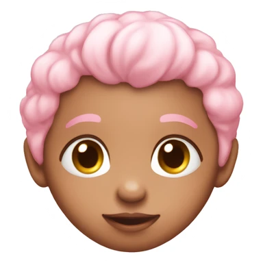 Cute baby pink heart sticker