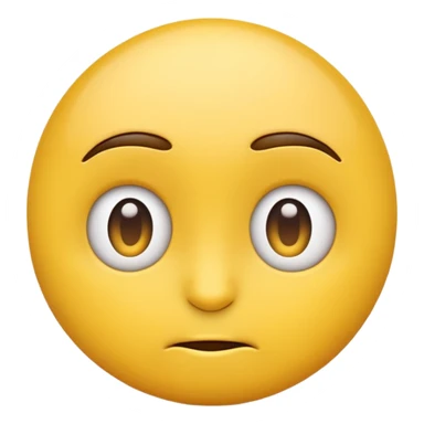 Emoji giving side eye sticker