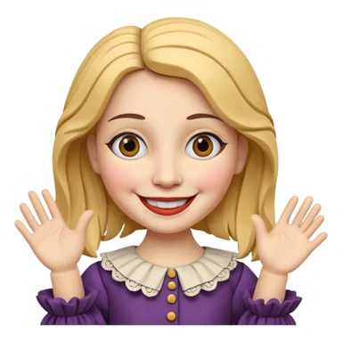 Icon for Puppet Theater: a girl puppet body sticker