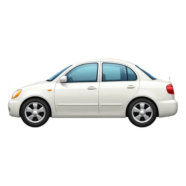 hotel white car sticker