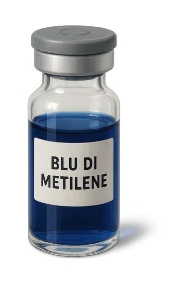 Blu di Metilene fiala in italiano sticker