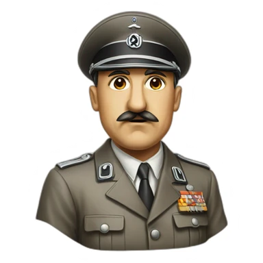 hitler peinture sticker