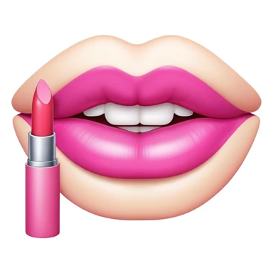 pink kiss sticker