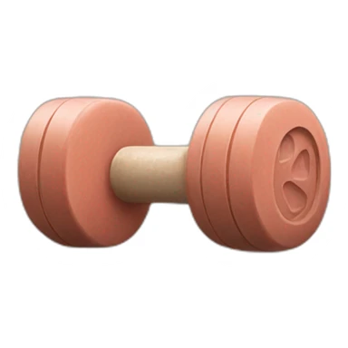 edible dumbbell sticker