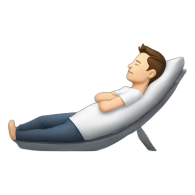 Elon musk sleeping sticker
