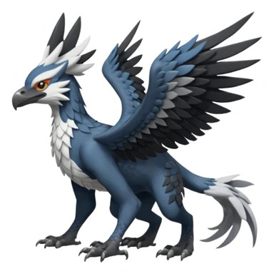 Fionbri-Vernid-Trico-Nargacuga-Silvally-Gryphon-fusion, full body sticker