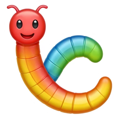 gusano de gomita sticker