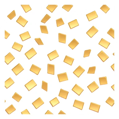 Shiny gold metallic foil reflecting light with sparkles sticker