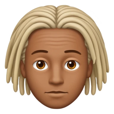 white dude with tight lick hair sticker