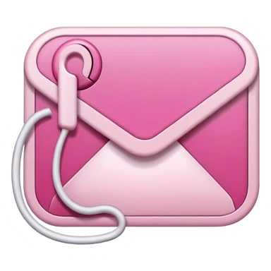 mix light pink dark pink and white girly voicemail sticker