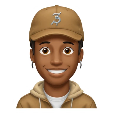 travis scott with cap  sticker