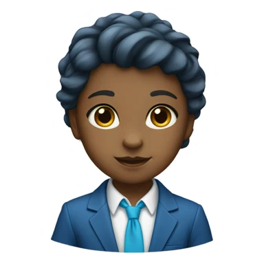 Female Cub panther wearing a blue blazer sticker