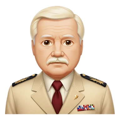 Cinematic Realistic Lech Wa≈Çƒôsa Pop Culture Emoji, depicted with a resolute, charismatic portrayal of the iconic leader rendered with lifelike detail and inspiring, dynamic lighting. sticker