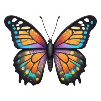 Unique butterfly  sticker
