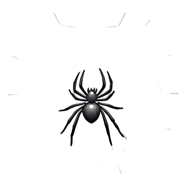 light grey spider web sticker