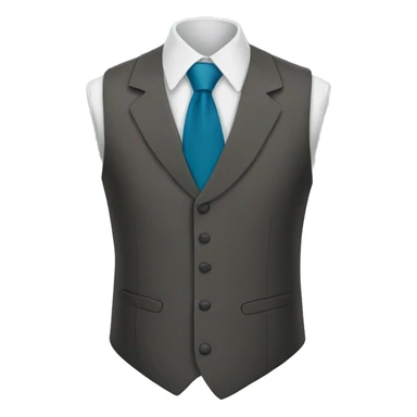 a two piece suit vest sticker