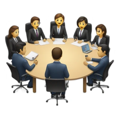 bussines meeting sticker