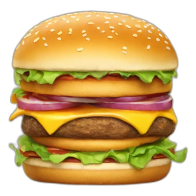 Cat-eat-burger sticker