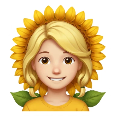 Teen with sunflower in hair


























 sticker