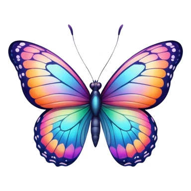Beautiful unique butterfly sticker