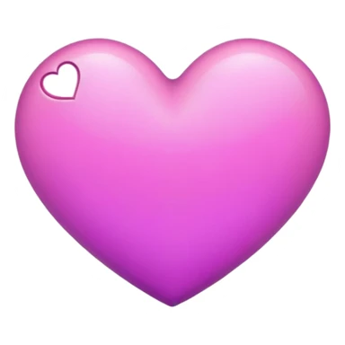 Coeur mauve et rose sticker