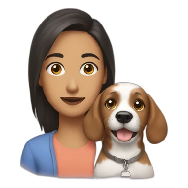 me and my dog sticker