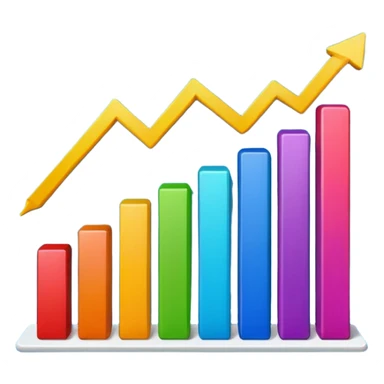 sales graph sticker