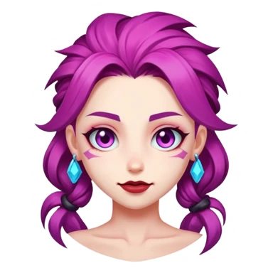 Jinx from arcane  sticker