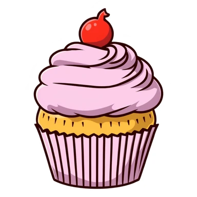 cupcake sticker