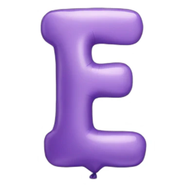 balloon letter four sticker