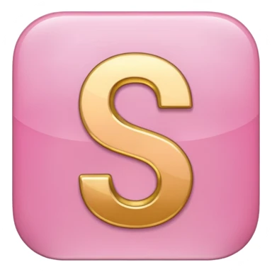 number four in pink and golden  sticker