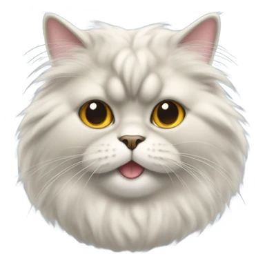 Persian cat happy sticker